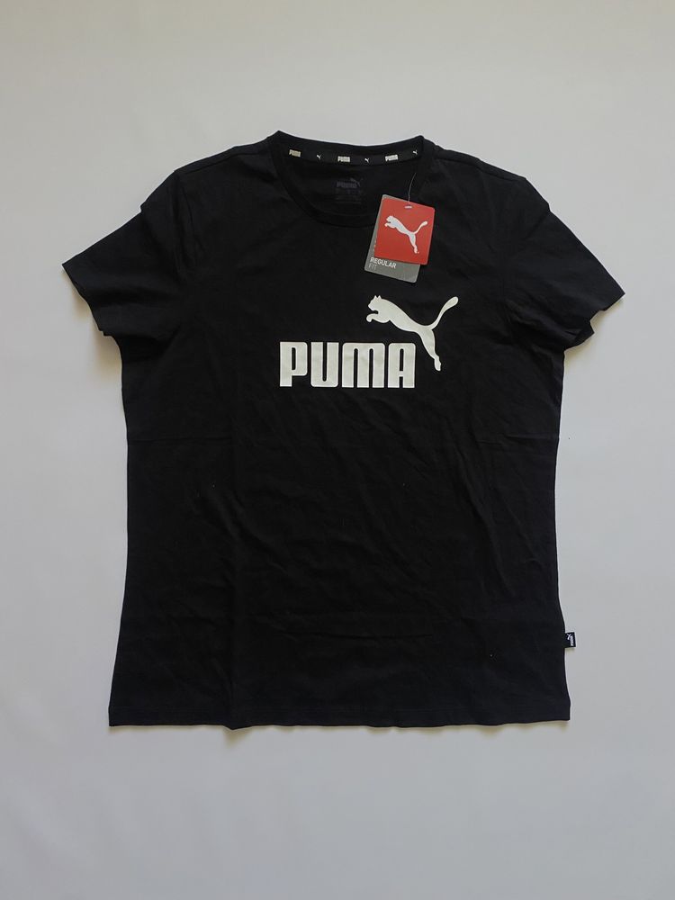 Нова жіноча футболка puma. пума нова футболка чорна. new puma