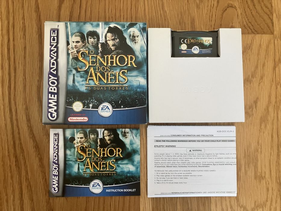 Jogo GBA Senhor dos Anéis: as Duas Torres