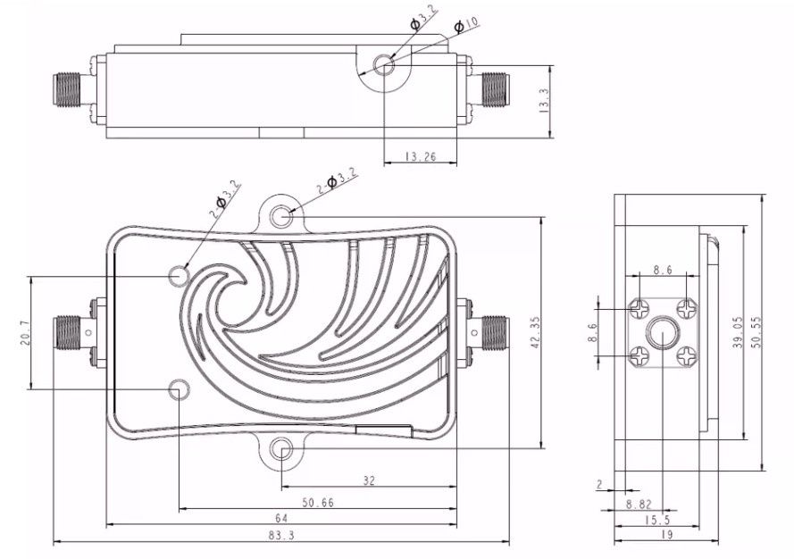 Підсилювач Wi-Fi сигналу SZHUASHI (HS5805MN1) 5.8 ГГц 5w бустер