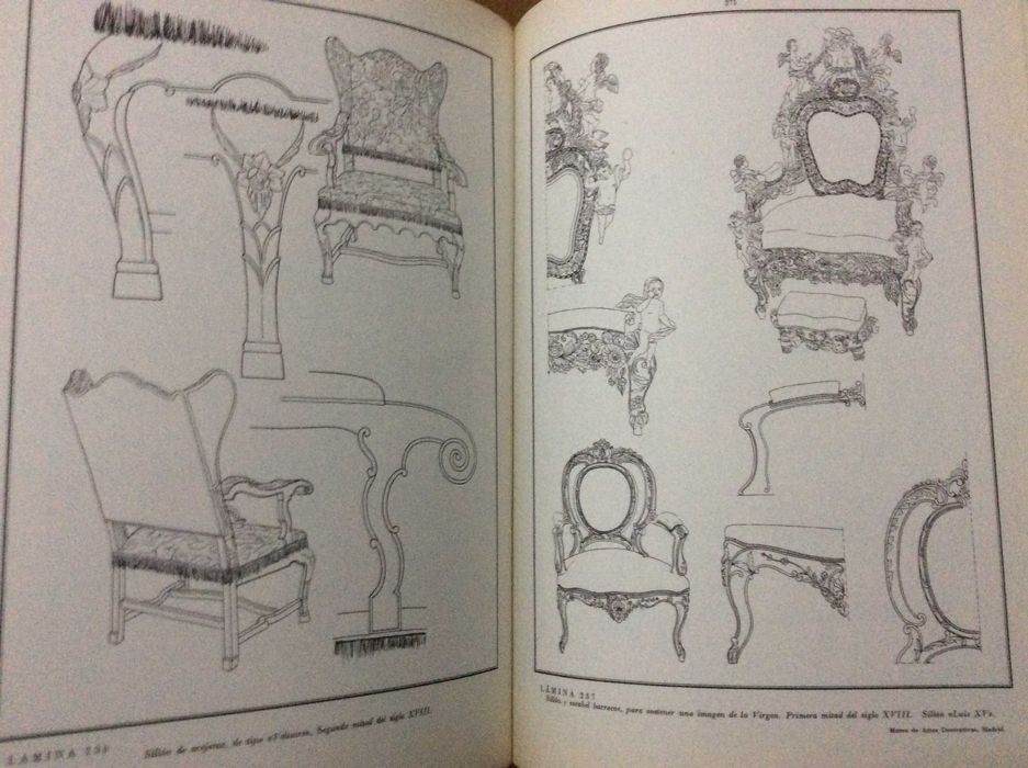 Muebles de estilo espanol : desde el gotico hasta el siglo XIX