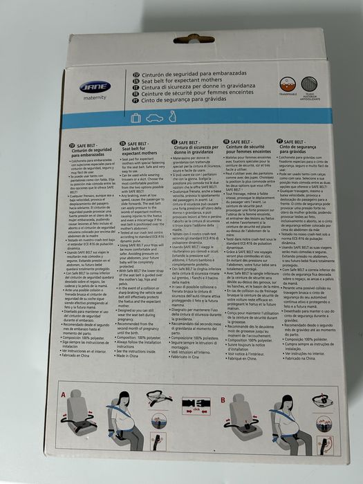 Cinto de segurança para grávidas