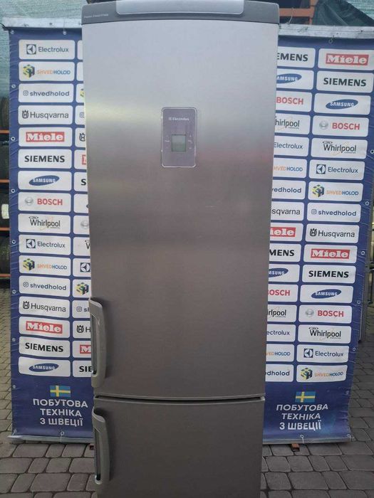 Холодильник б/в ELECTROLUX 200/60/60 Металік No Frost #07619
