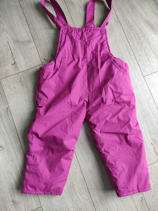 spodnie ogrodniczki zimowe 86-110