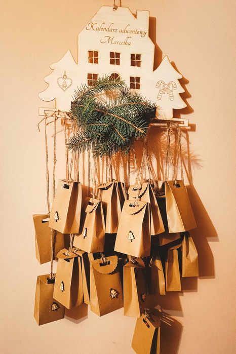 Kalendarze Adwentowe i Ozdoby Świąteczne Sklejka 3mm - Personalizacja!