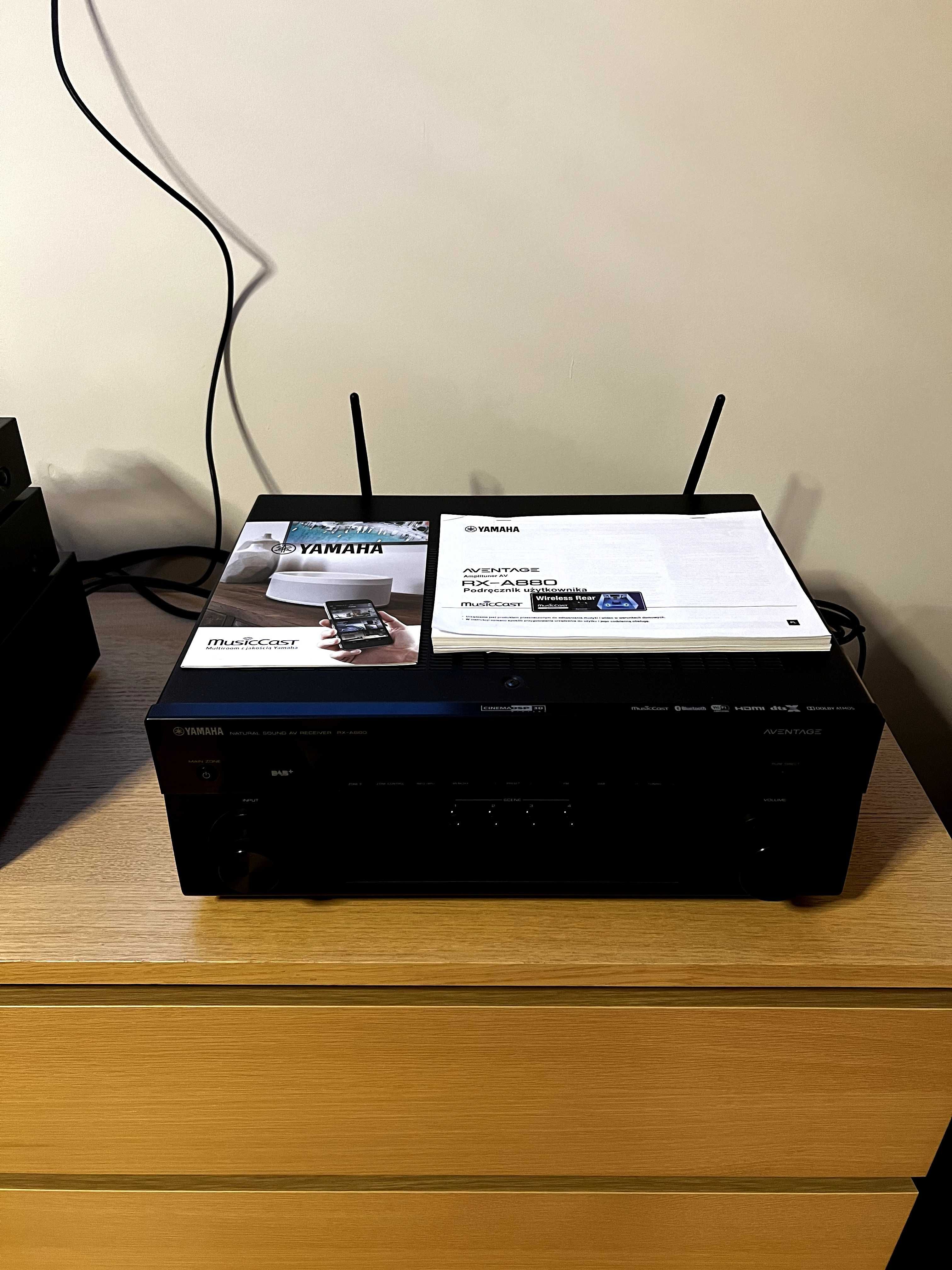 Amplituner Kina Domowego Yamaha RX-A880 Stan idealny!