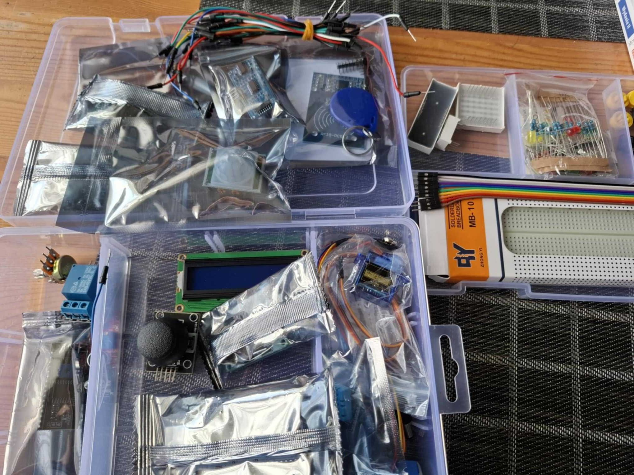 ARDUINO Zestaw edukacyjny XXL - 41 elementów !