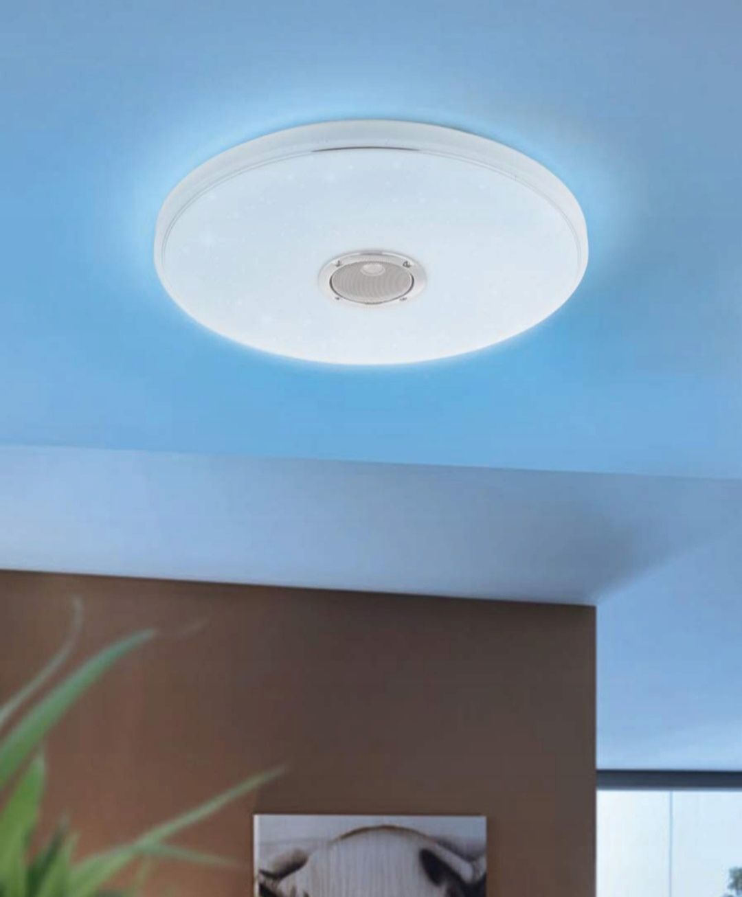 Lampa sufitowa LED z głośnikiem Bluetooth connect