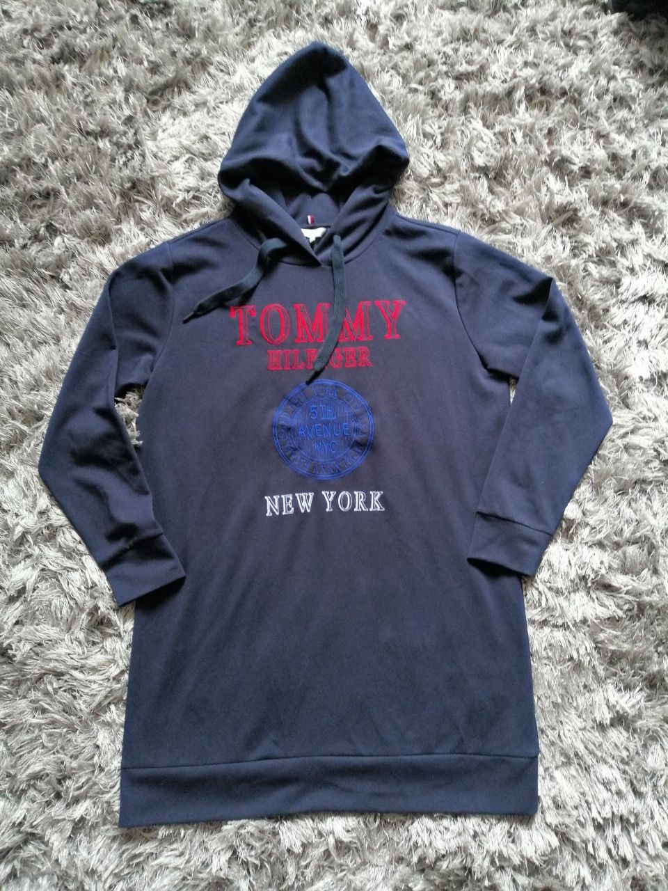 Bluza, tunika, Tommy Hilfiger, XL, granatowa, nowa