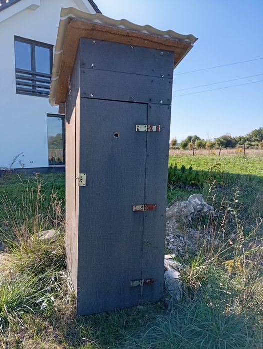 Drewniana toaleta,wychodek na budowę-działkę