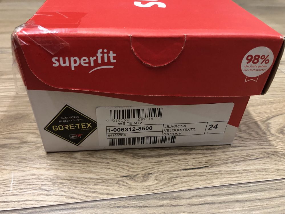 Nowe buty zimowe Superfit Gore-tex r.24