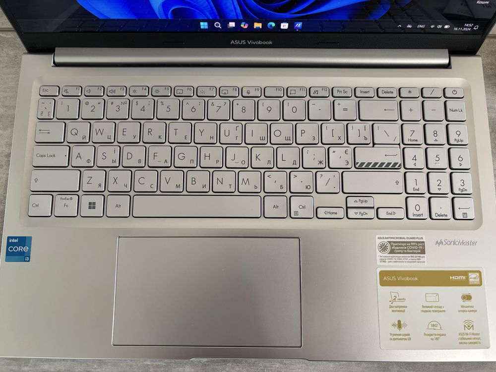 ASUS Vivobook 15 OLED X1505VA (i3-1315U/16GB/512GB/WiFi 6E)