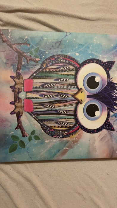 obraz sowa do dzieciecego pokoju i nie tylko