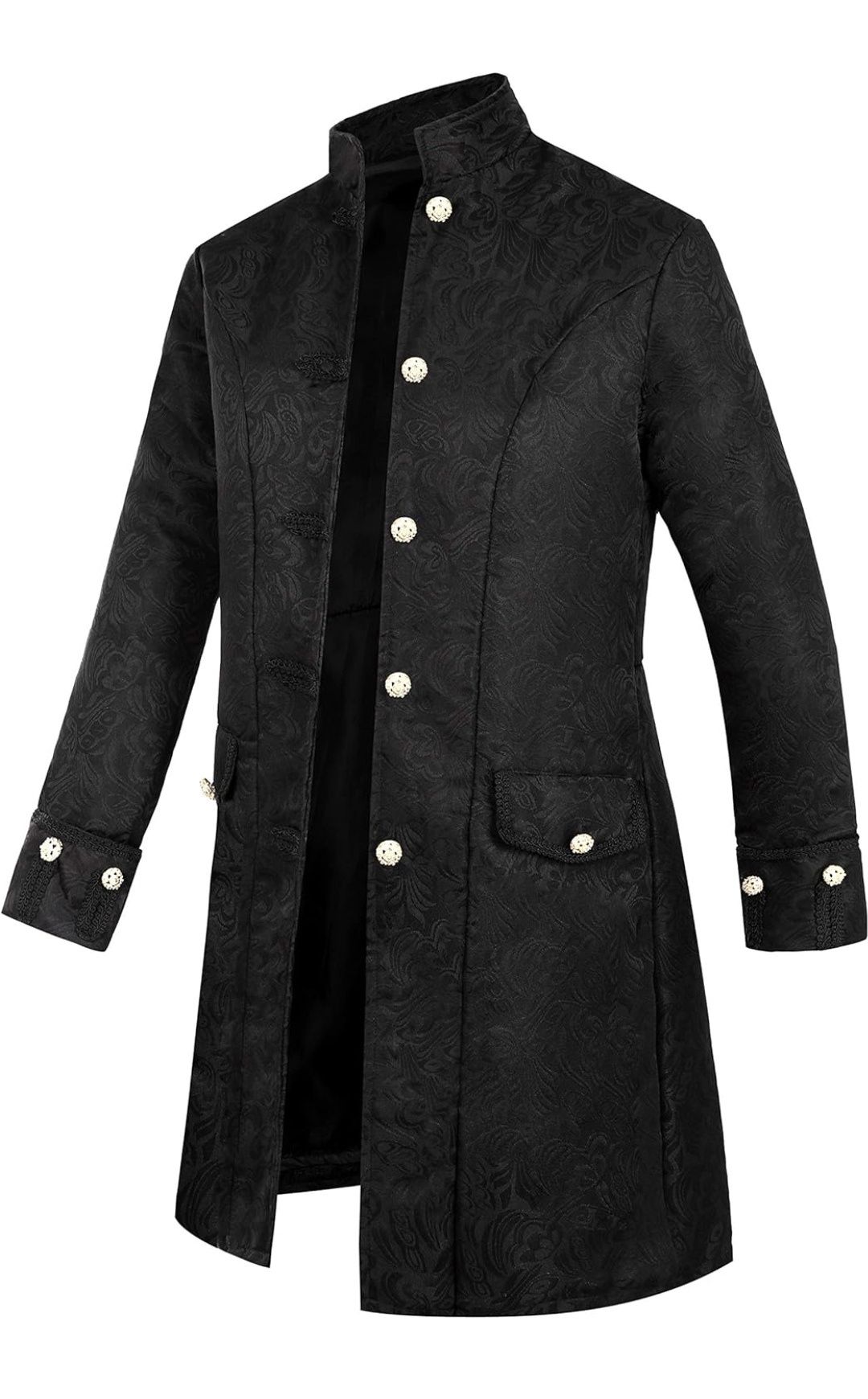 Rozm. MMęska gotycka Steampunk Vintage frak kurtka średniowieczny wikt
