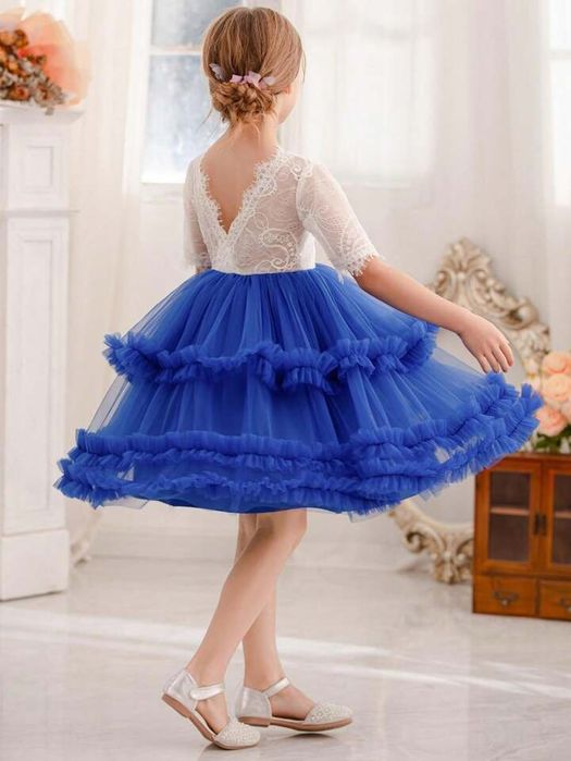 Prześliczna tiulowa sukienka dla dziewczynki 110/116 shein sesja