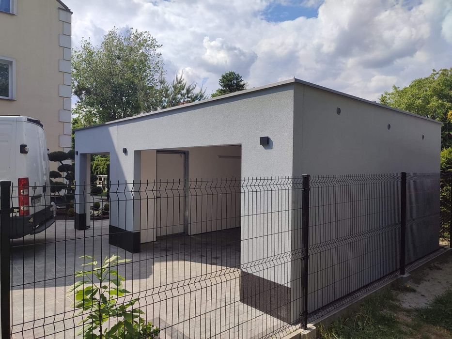 Garaż Premium+ Tynkowany Obustronnie na wymiar CAŁY KRAJ