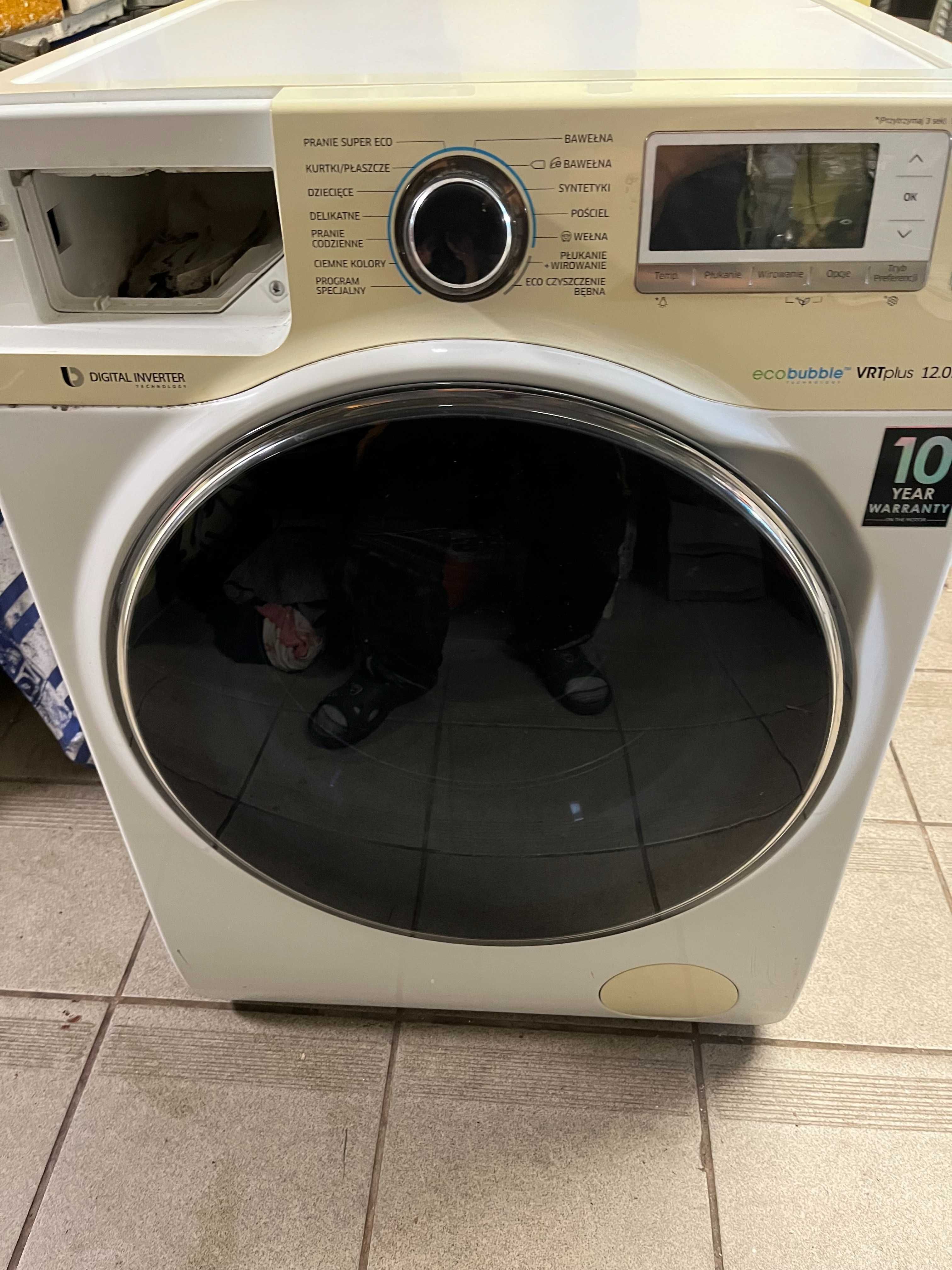 Sprawna pralka automatyczna SAMSUNG WW12H8400EW/EO