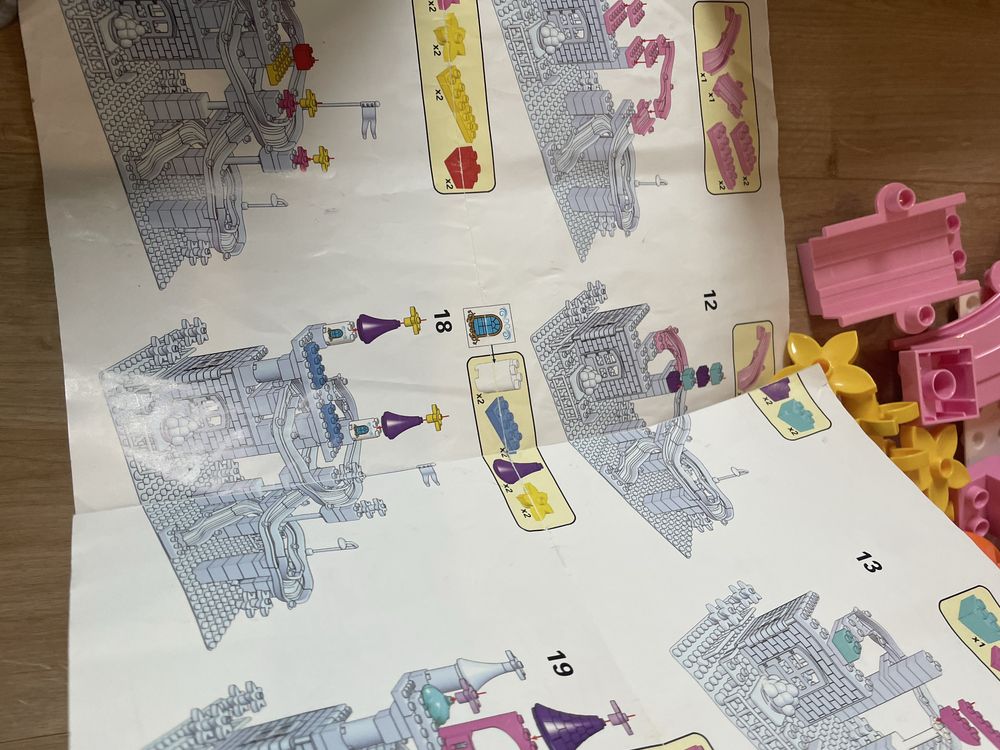 Klocki kompatybilne z lego duplo3+ zamek
