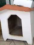 Casota para cão em betão