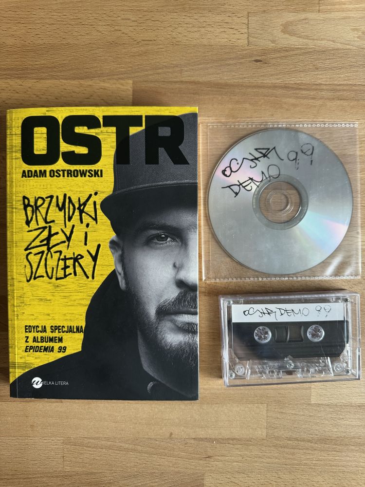 OSTR Brzydki zly i szczery Limitowana ksiazka CD kaseta epidemia demo
