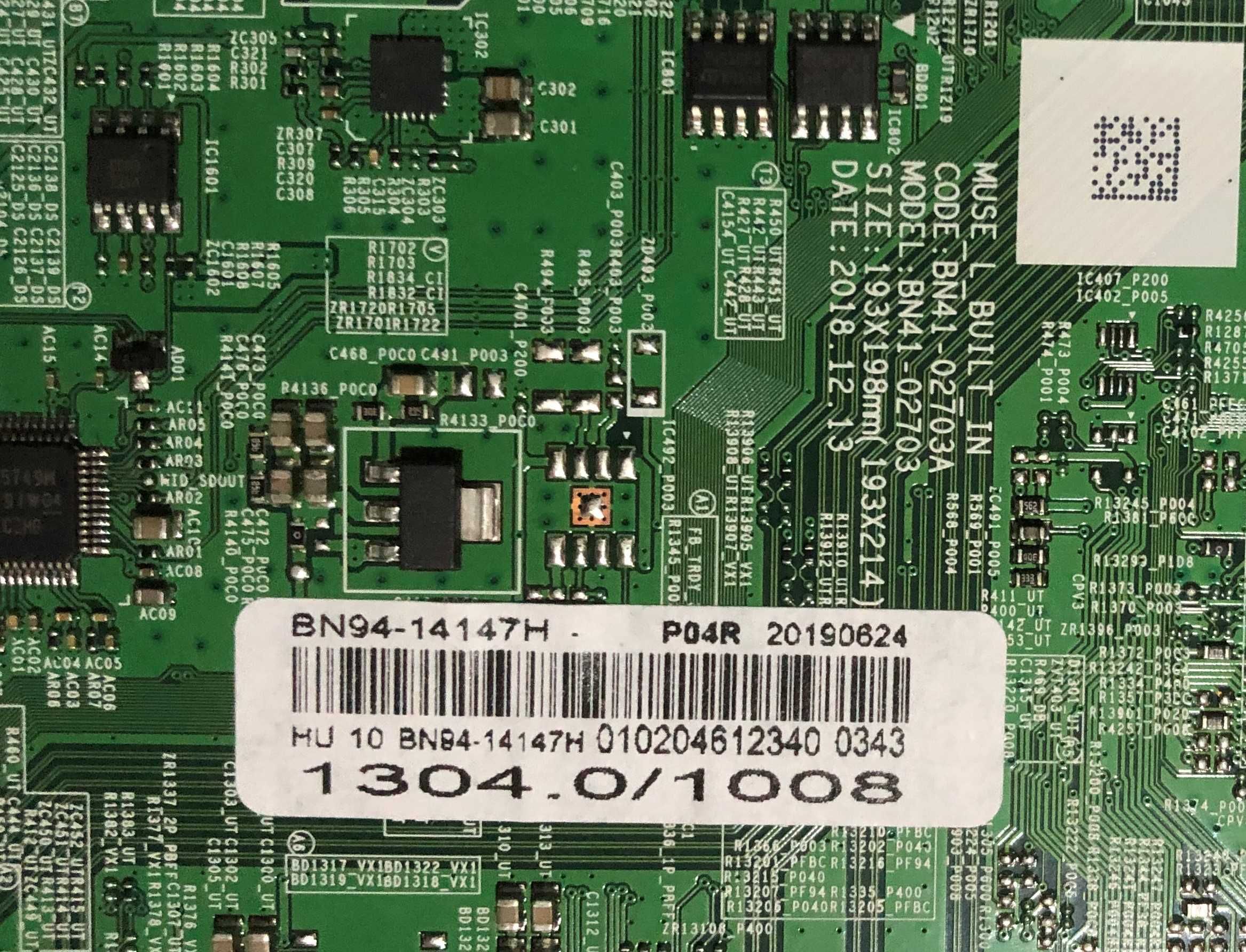 Pecas TV Samsung UE43RU7405U  Board	BN41.-02703A