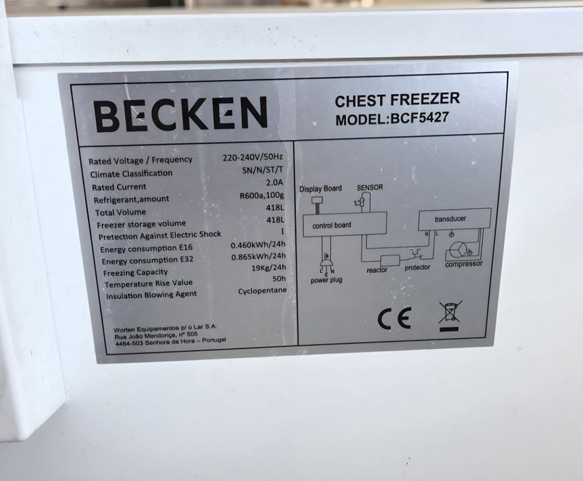 Arcar horizontal cogeladora