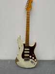 Fender HSH 1950s - Aged Olympic White Heavy Relic