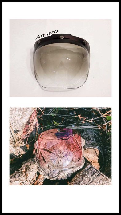 Viseira Bolha Vintage/Old School/Retro (8 Cores)|NOVAS