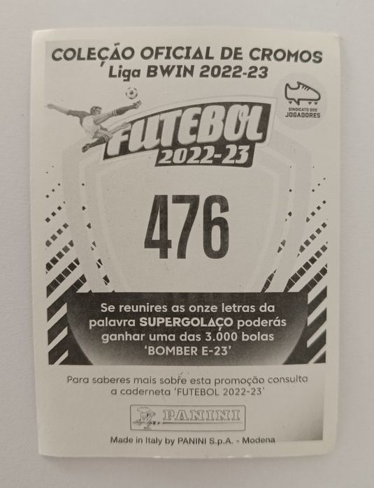 Cromos Futebol 2022/2023