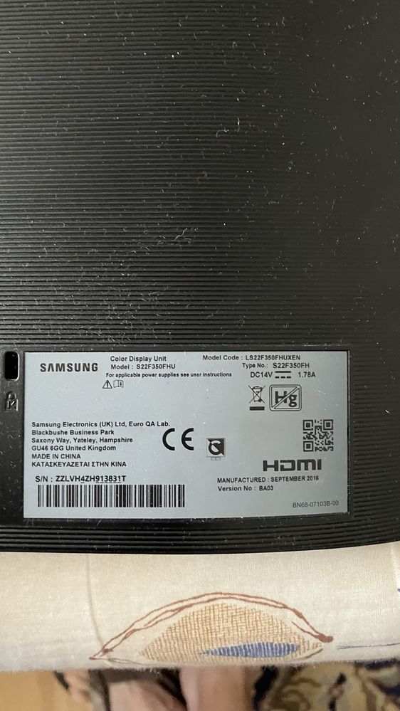 Ecra, display Samsung - PC