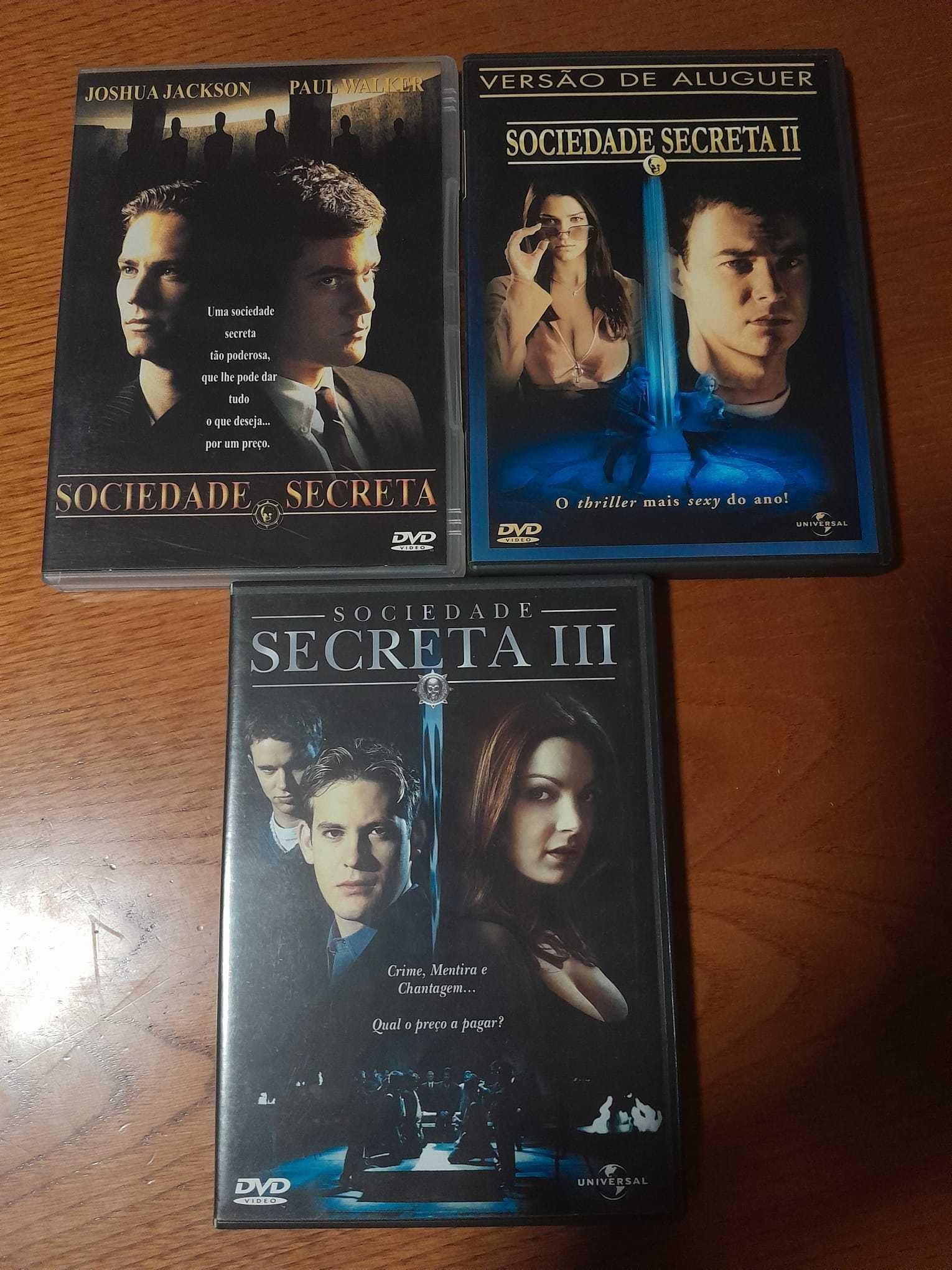 DVD Trilogia Sociedade Secreta