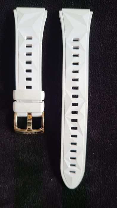 Pasek do zegarka Huawei GT4 GT5 41mm szerokość 18mm oryginalny biały