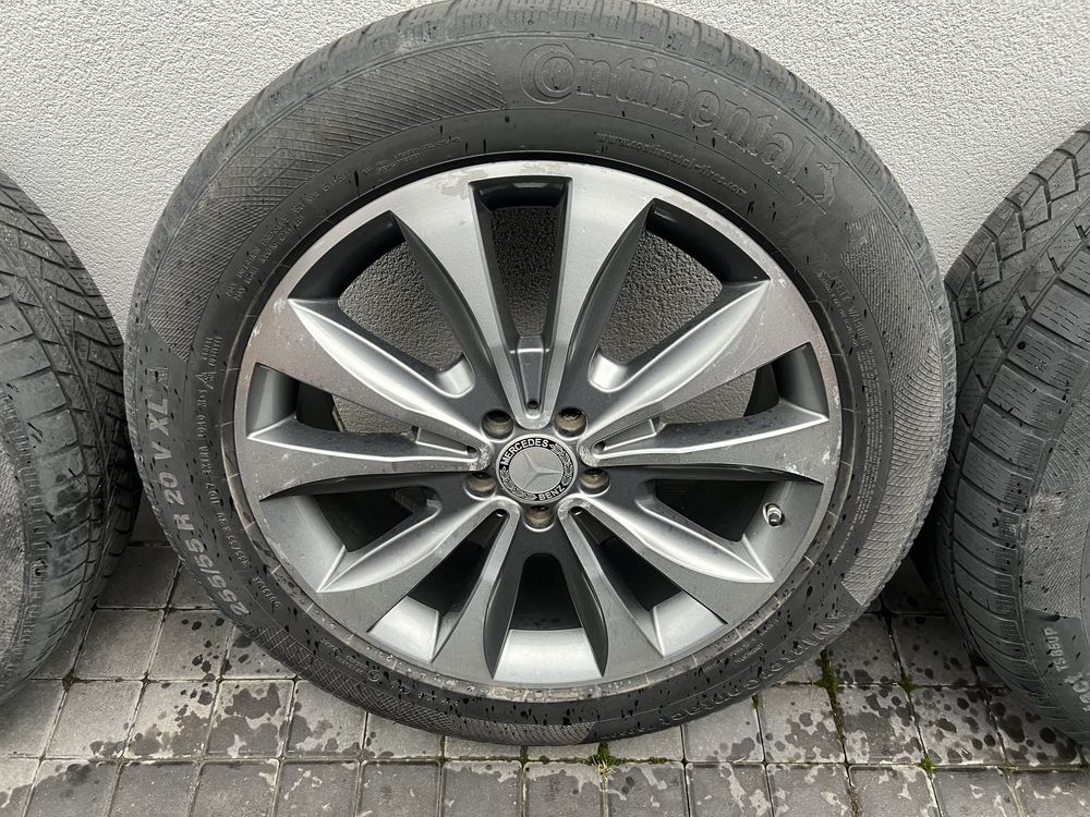 Оригінальні диски Mersedes Gl450 5.112 r20 з гумою 255.55 r20