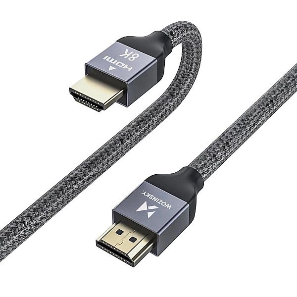 Wozinsky kabel HDMI 2.1/8K 60 Hz 48 Gbps / 4K 120 Hz / 2K 144 Hz 1 m s