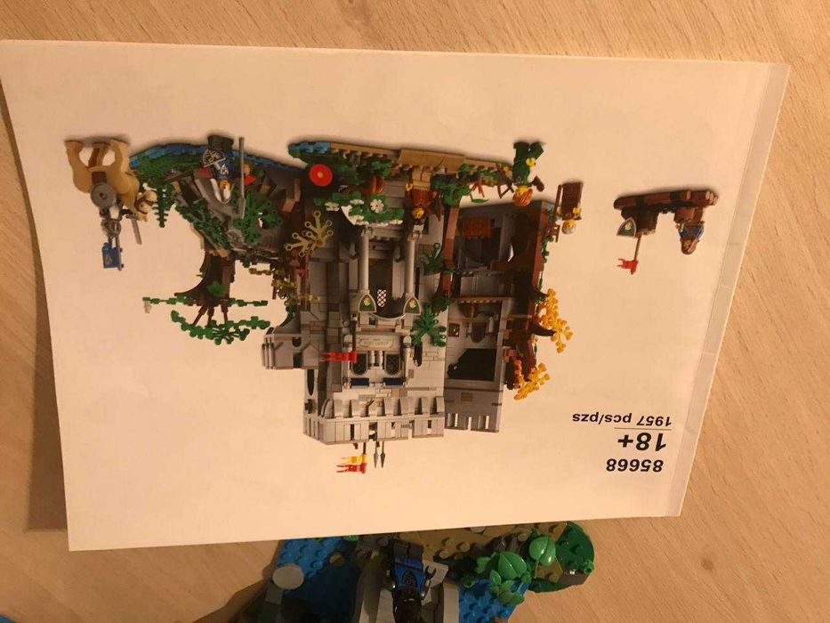 Klocki jak 91001 Zamek w Lesie 1957 el.