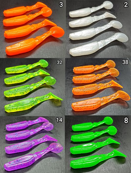 Приманки на щуку предатор 3 дюйми ціна вказана за пачку