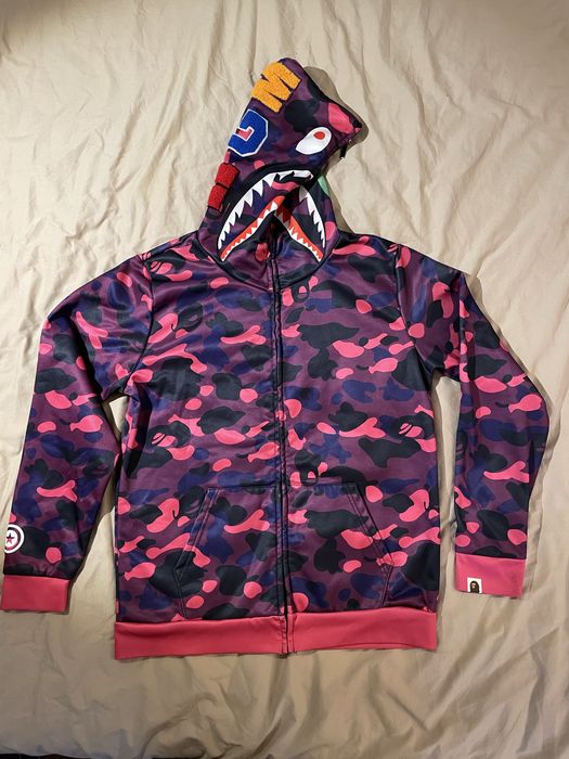 Bluza z kapturem z pelnym zamkiem shark monster jak WGM