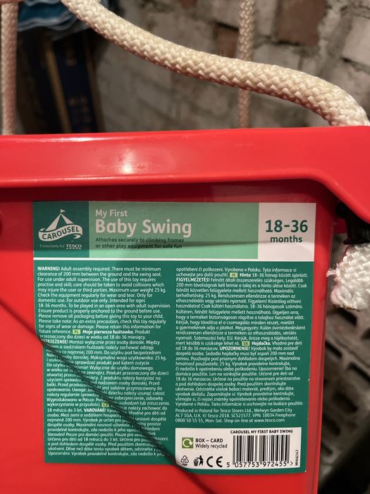 Huśtawka dla dzieci