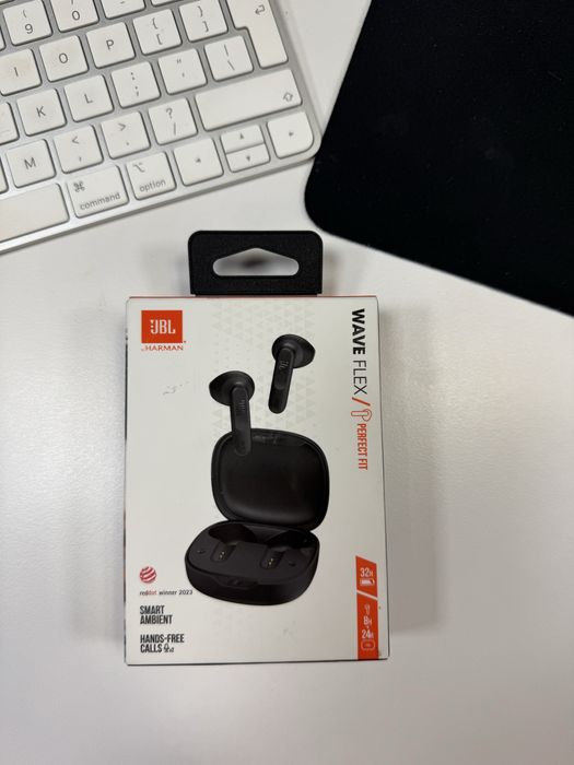 NOWE Słuchawki bezprzewodowe douszne JBL Wave Flex