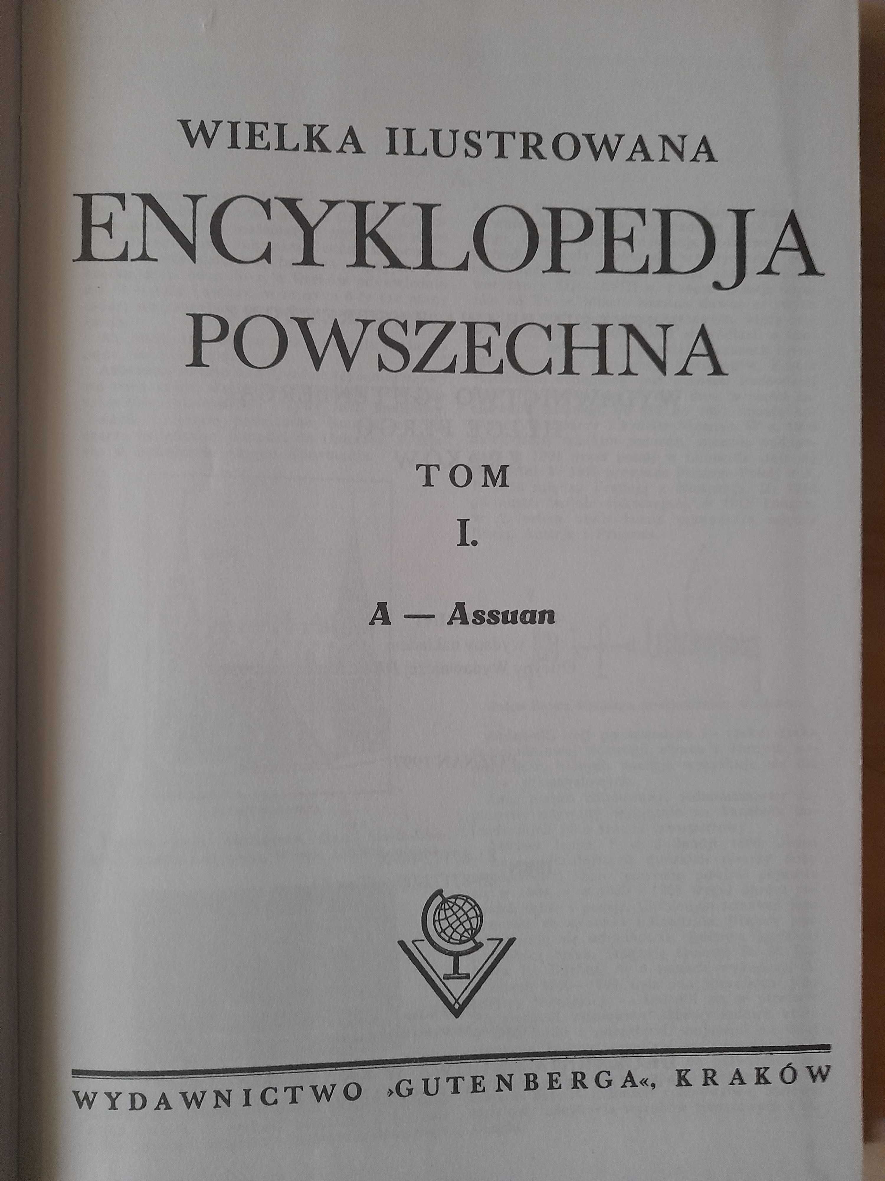 Wielka ilustrowana encyklopedia powszechna Gutenberga 19 tomów