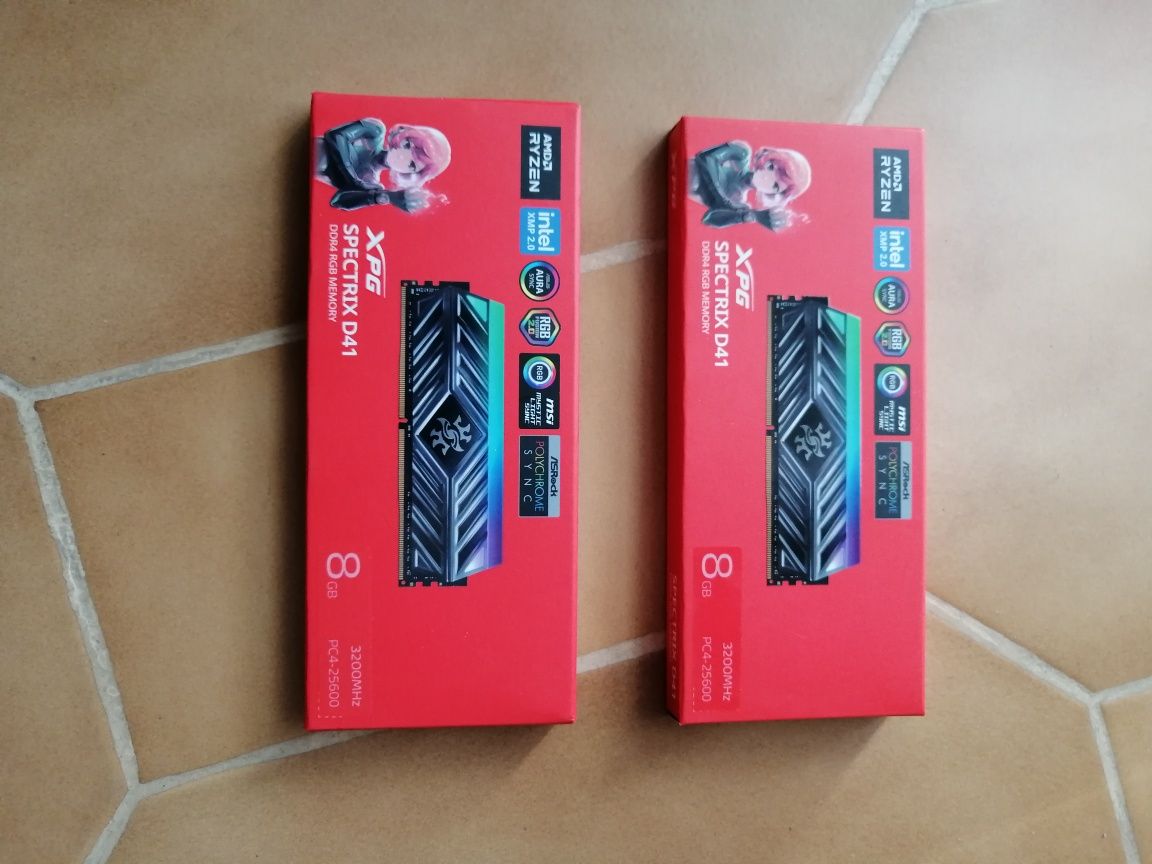 Memórias RAM XPG spectrix d41