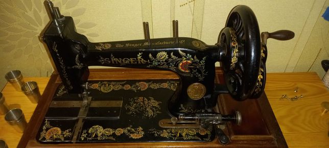 Piękna Maszyna do szycia SINGER Antyk 1906r