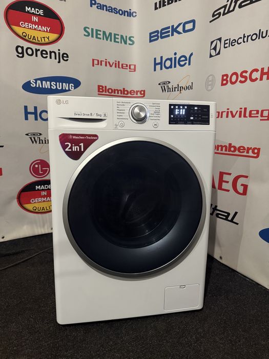 Прально-сушильна машина/ пралка-сушка LG F14WD85TN1 8/5 кг бу техніка