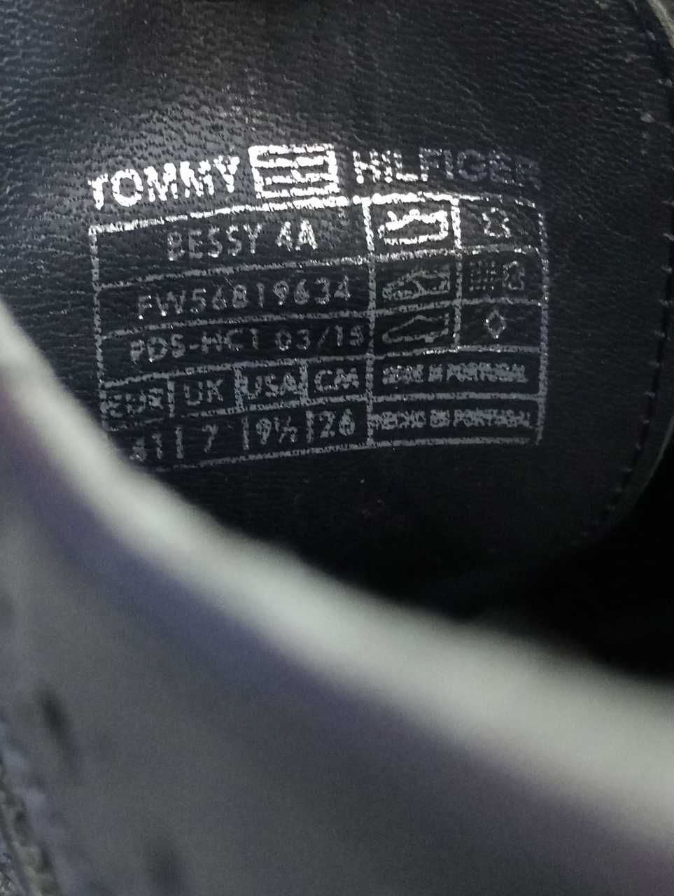 Кожаные женские туфли Tommy Hilfiger Oxfords Bessy Оригинал