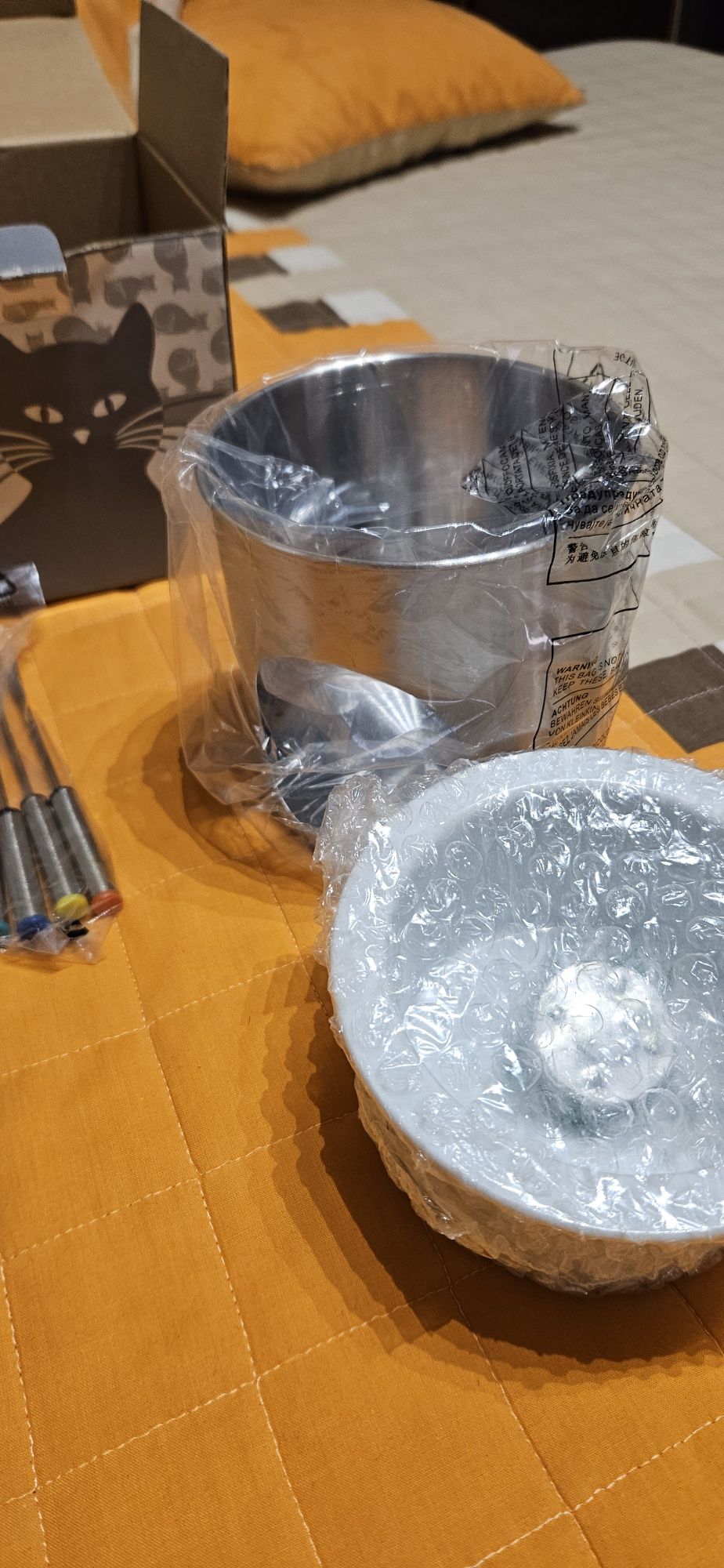 Fondue de frutas e chocolate