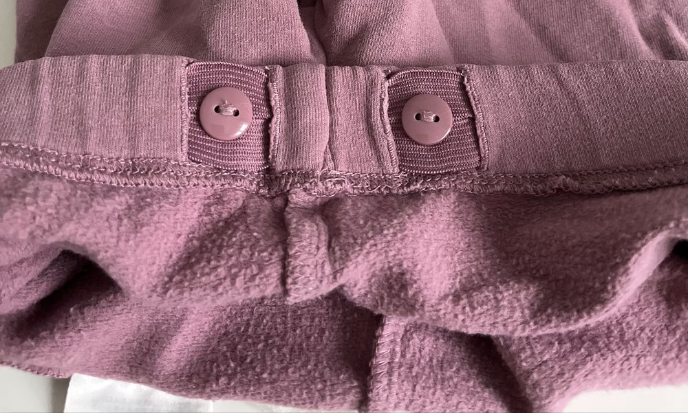 Spodnie ocieplane serduszka H&M rozm.104