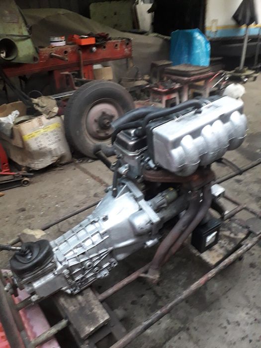 Zabytkowy silnik,skrzynia biegów Fiat 125p Diesel 86r.