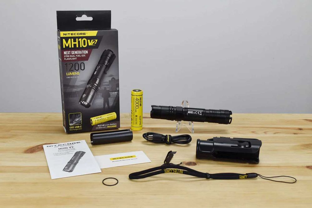 Nitecore MH10 V2 Універсальний Ліхтар з Акумулятором 21700, USB Type-C