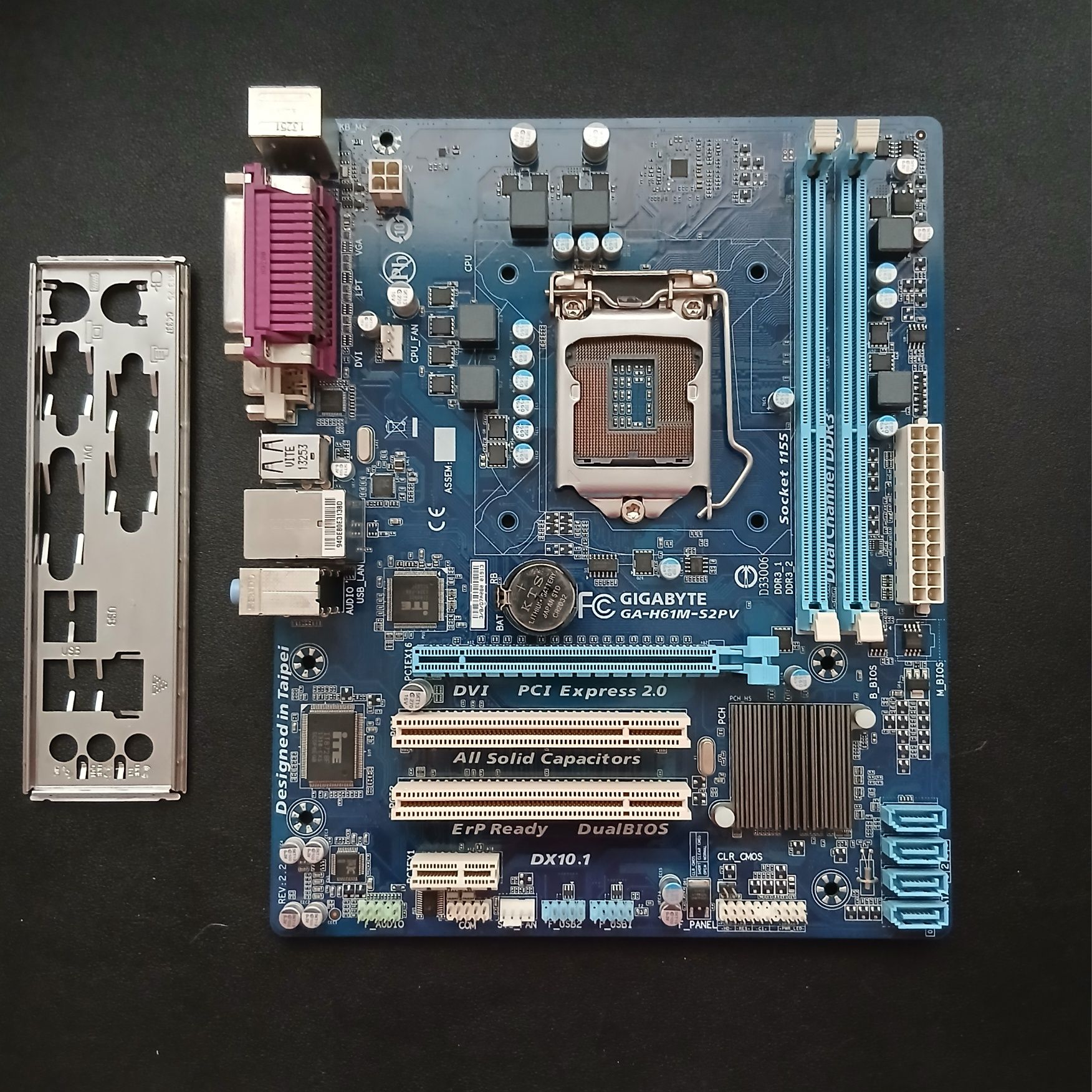Płyta główna GIGABYTE GA-H61M-S2PV LGA1155 DDR3 MicroATX