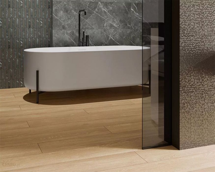 NOISY WHISPER Anthracite Str Rekt. POŁYSK 39,8X119,8 G2 Płytka Ścienna