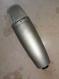 Mikrofon studyjny , pojemnościowy Samson C01U + kabel 3m
